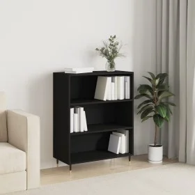 Schwarzes Holzwerkstoffregal 69,5 x 32,5 x 90 cm von vidaXL, Bücherregale und Regale - Ref: Foro24-828341, Preis: 58,00 €, Ra...