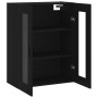 Black wall cabinet 69.5x34x90 cm by vidaXL, Sideboards - Ref: Foro24-828493, Price: 102,14 €, Discount: %