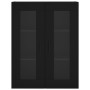 Black wall cabinet 69.5x34x90 cm by vidaXL, Sideboards - Ref: Foro24-828493, Price: 102,14 €, Discount: %