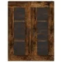 Wandschrank aus geräucherter Eiche, 69,5 x 34 x 90 cm von vidaXL, Sideboards - Ref: Foro24-828481, Preis: 86,70 €, Rabatt: %