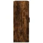Armario de pared roble ahumado 69,5x34x90 cm de vidaXL, Aparadores - Ref: Foro24-828481, Precio: 86,56 €, Descuento: %