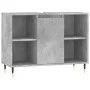 Mueble de baño madera de ingeniería gris hormigón 80x33x60 cm de vidaXL, Tocadores de baño - Ref: Foro24-831624, Precio: 49,8...