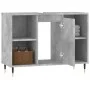 Mueble de baño madera de ingeniería gris hormigón 80x33x60 cm de vidaXL, Tocadores de baño - Ref: Foro24-831624, Precio: 49,8...