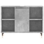 Mueble de baño madera de ingeniería gris hormigón 80x33x60 cm de vidaXL, Tocadores de baño - Ref: Foro24-831624, Precio: 50,3...