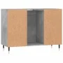 Mueble de baño madera de ingeniería gris hormigón 80x33x60 cm de vidaXL, Tocadores de baño - Ref: Foro24-831624, Precio: 49,8...