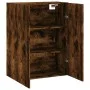 Wandschrank aus geräucherter Eiche, 69,5 x 34 x 90 cm von vidaXL, Sideboards - Ref: Foro24-828441, Preis: 64,05 €, Rabatt: %