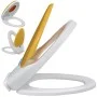 Yellow Soft Close Adult and Child Toilet Seat by vidaXL, Toilet and bidet seats - Ref: Foro24-141766, Price: 39,72 €, Discoun...