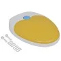 Yellow Soft Close Adult and Child Toilet Seat by vidaXL, Toilet and bidet seats - Ref: Foro24-141766, Price: 39,72 €, Discoun...