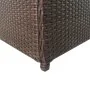Brown synthetic rattan garden storage box 120x50x60 cm by vidaXL, Outdoor storage boxes - Ref: Foro24-42499, Price: 115,11 €,...