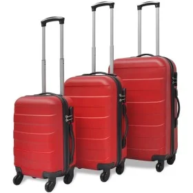 Trolley Set Rigid Suitcase Three Units Red by vidaXL, Suitcases - Ref: Foro24-91143, Price: 129,36 €, Discount: %
