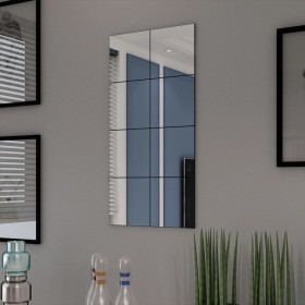 Frameless Mirrors Set 8 Pieces Glass 20.5 cm by vidaXL, Mirrors - Ref: Foro24-242729, Price: 27,31 €, Discount: %