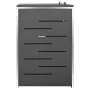 Shed for two steel garbage containers 138x77.5x112.5 cm by vidaXL, Waste container supports - Ref: Foro24-149555, Price: 416,...