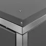 Schuppen für zwei Müllcontainer aus Stahl 138x77,5x112,5 cm von vidaXL, Halterungen für Abfallbehälter - Ref: Foro24-149555, ...