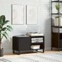 Mueble de discos madera de ingeniería negro 85x38x48 cm de vidaXL, Almacenamiento para CD y DVD - Ref: Foro24-831709, Precio:...