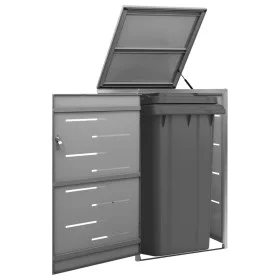 Shed for a steel garbage container 69x77.5x112.5 cm by vidaXL, Waste container supports - Ref: Foro24-149554, Price: 214,25 €...