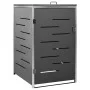 Shed for a steel garbage container 69x77.5x112.5 cm by vidaXL, Waste container supports - Ref: Foro24-149554, Price: 214,25 €...