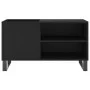 Mueble de discos madera de ingeniería negro 85x38x48 cm de vidaXL, Almacenamiento para CD y DVD - Ref: Foro24-831709, Precio:...