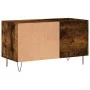 Smoked oak engineered wood record cabinet 85x38x48 cm by vidaXL, CD and DVD storage - Ref: Foro24-831705, Price: 51,04 €, Dis...
