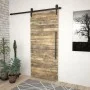 Kit de herrajes para puertas correderas acero negro 183 cm by vidaXL, doorframes - Ref: Foro24-142827, Price: 48,38 €, Discou...