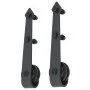 Schwarzes Schiebetürbeschlag-Set aus Stahl, 183 cm. von vidaXL, Türrahmen - Ref: Foro24-142827, Preis: 47,63 €, Rabatt: %
