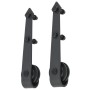 Schwarzes Schiebetürbeschlag-Set aus Stahl, 183 cm. von vidaXL, Türrahmen - Ref: Foro24-142827, Preis: 48,38 €, Rabatt: %
