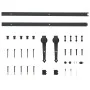 Schwarzes Schiebetürbeschlag-Set aus Stahl, 183 cm. von vidaXL, Türrahmen - Ref: Foro24-142827, Preis: 47,63 €, Rabatt: %