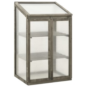 Invernadero de madera de abeto 60x45x100 cm de vidaXL, Invernaderos - Ref: Foro24-314849, Precio: 124,97 €, Descuento: %