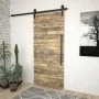 SKIEN Schiebetür-Beschlagsatz aus schwarzem Stahl, 200 cm von vidaXL, Türrahmen - Ref: Foro24-145259, Preis: 188,70 €, Rabatt: %