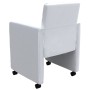 Dining chairs 6 pcs white synthetic leather by vidaXL, dining chairs - Ref: Foro24-160186, Price: 864,00 €, Discount: %