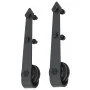 SKIEN Schiebetür-Beschlagsatz aus schwarzem Stahl, 200 cm von vidaXL, Türrahmen - Ref: Foro24-145259, Preis: 188,70 €, Rabatt: %