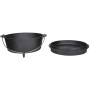 Esschert Design Dutch oven 6.5 L black FF235 by Esschert Design, Tableware and kitchen utensils for camping - Ref: Foro24-411...