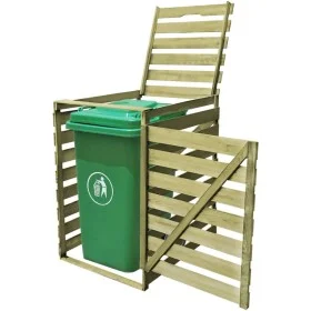 Shed for impregnated wood garbage container 240 L by vidaXL, Waste container supports - Ref: Foro24-42269, Price: 121,08 €, D...