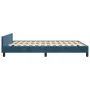 Dark blue velvet bed frame with headboard 140x200 cm by vidaXL, Beds and slatted bases - Ref: Foro24-347577, Price: 125,90 €,...