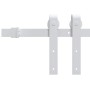 Beschlagsatz für Schiebetüren aus weißem Stahl 200 cm von vidaXL, Türrahmen - Ref: Foro24-151708, Preis: 65,45 €, Rabatt: %