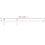 Kit herrajes para puertas correderas de acero blanco 200 cm de vidaXL, Marcos de puertas - Ref: Foro24-151708, Precio: 65,45 ...