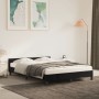 Bed frame with black velvet headboard 140x200 cm by vidaXL, Beds and slatted bases - Ref: Foro24-347575, Price: 128,91 €, Dis...