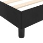 Bed frame with black velvet headboard 140x200 cm by vidaXL, Beds and slatted bases - Ref: Foro24-347575, Price: 128,91 €, Dis...