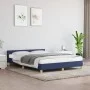 Bed frame with headboard gray taupe blue fabric 140x200 cm by vidaXL, Beds and slatted bases - Ref: Foro24-347421, Price: 118...