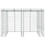 Gabion wall for garbage container iron 192x91x120 cm by vidaXL, Waste container supports - Ref: Foro24-151336, Price: 239,83 ...