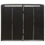 Shed for 2 PE rattan garbage containers 140x80x117cm by vidaXL, Waste container supports - Ref: Foro24-319861, Price: 170,07 ...
