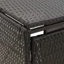 Shed for 2 PE rattan garbage containers 140x80x117cm by vidaXL, Waste container supports - Ref: Foro24-319861, Price: 170,07 ...