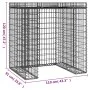 Gabion wall for iron garbage container 110x91x120 cm by vidaXL, Waste container supports - Ref: Foro24-151335, Price: 123,88 ...