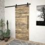 Beschlagsatz für SKIEN Schiebetüren Stahl schwarz 183cm von vidaXL, Türrahmen - Ref: Foro24-145260, Preis: 63,19 €, Rabatt: %