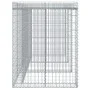 Gabion wall for iron garbage container 270x91x120 cm by vidaXL, Waste container supports - Ref: Foro24-151337, Price: 323,54 ...