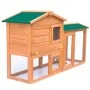 Großer Stallkäfig aus Holz für Tiere von vidaXL, Käfige und Lebensräume für Kleintiere - Ref: Foro24-170162, Preis: 150,02 €,...