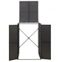 Shed for garbage container PE rattan 70x80x117 cm by vidaXL, Waste container supports - Ref: Foro24-319860, Price: 114,30 €, ...