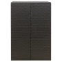 Shed for garbage container PE rattan 70x80x117 cm by vidaXL, Waste container supports - Ref: Foro24-319860, Price: 109,67 €, ...