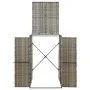 PE grey rattan garbage container shed 70x80x117 cm by vidaXL, Waste container supports - Ref: Foro24-319864, Price: 117,72 €,...