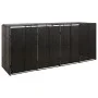 Shed for 4 PE rattan garbage containers 274x80x117 cm by vidaXL, Waste container supports - Ref: Foro24-319863, Price: 306,14...