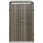 PE grey rattan garbage container shed 70x80x117 cm by vidaXL, Waste container supports - Ref: Foro24-319864, Price: 117,72 €,...
